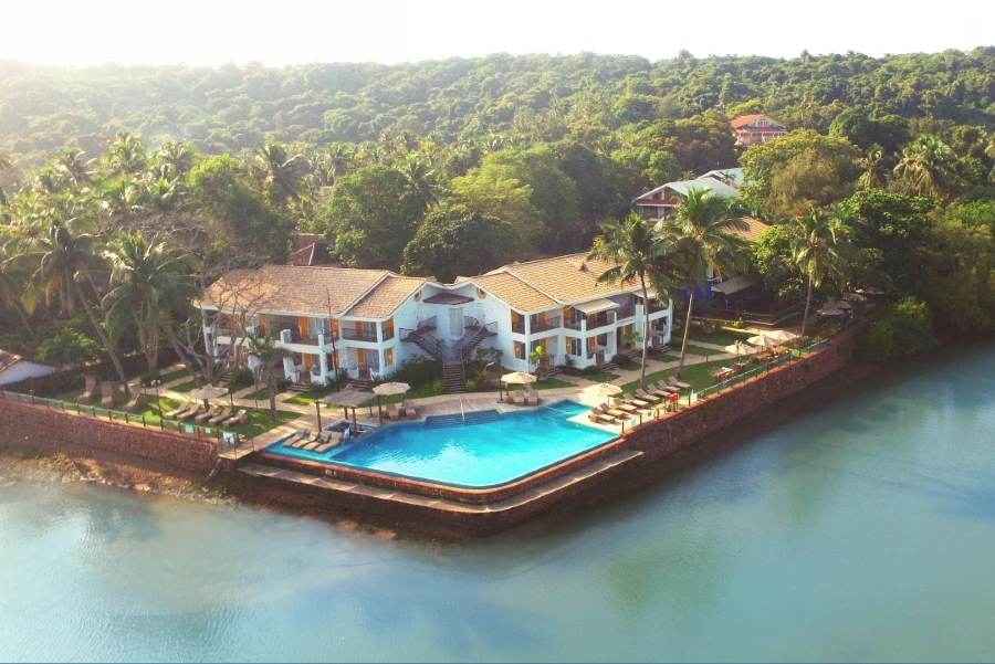 Acron Waterfront Aerial Shot